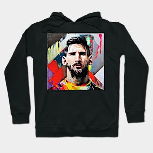 Billboard  with  Messi Hoodie